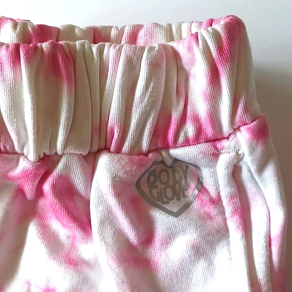 BODY Glove Tie-Dye Pink/White Girl's Joggers Size 12 - Picture 3 of 11